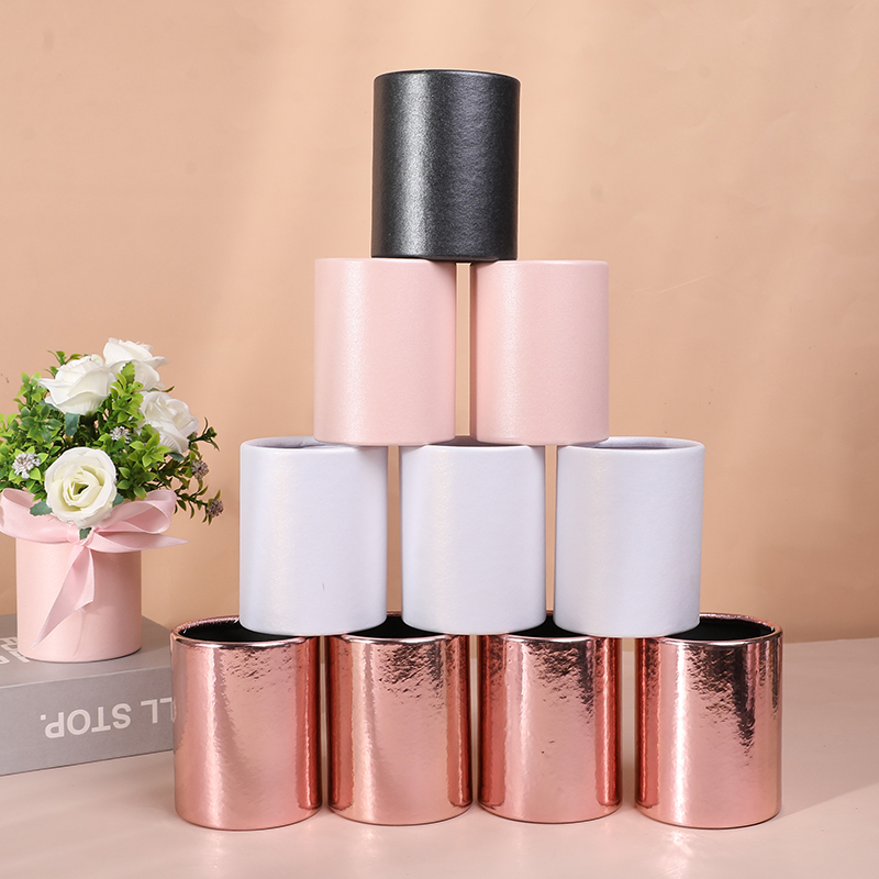 Florist Supply Paper - Набор из 4 мини-круглых коробок для