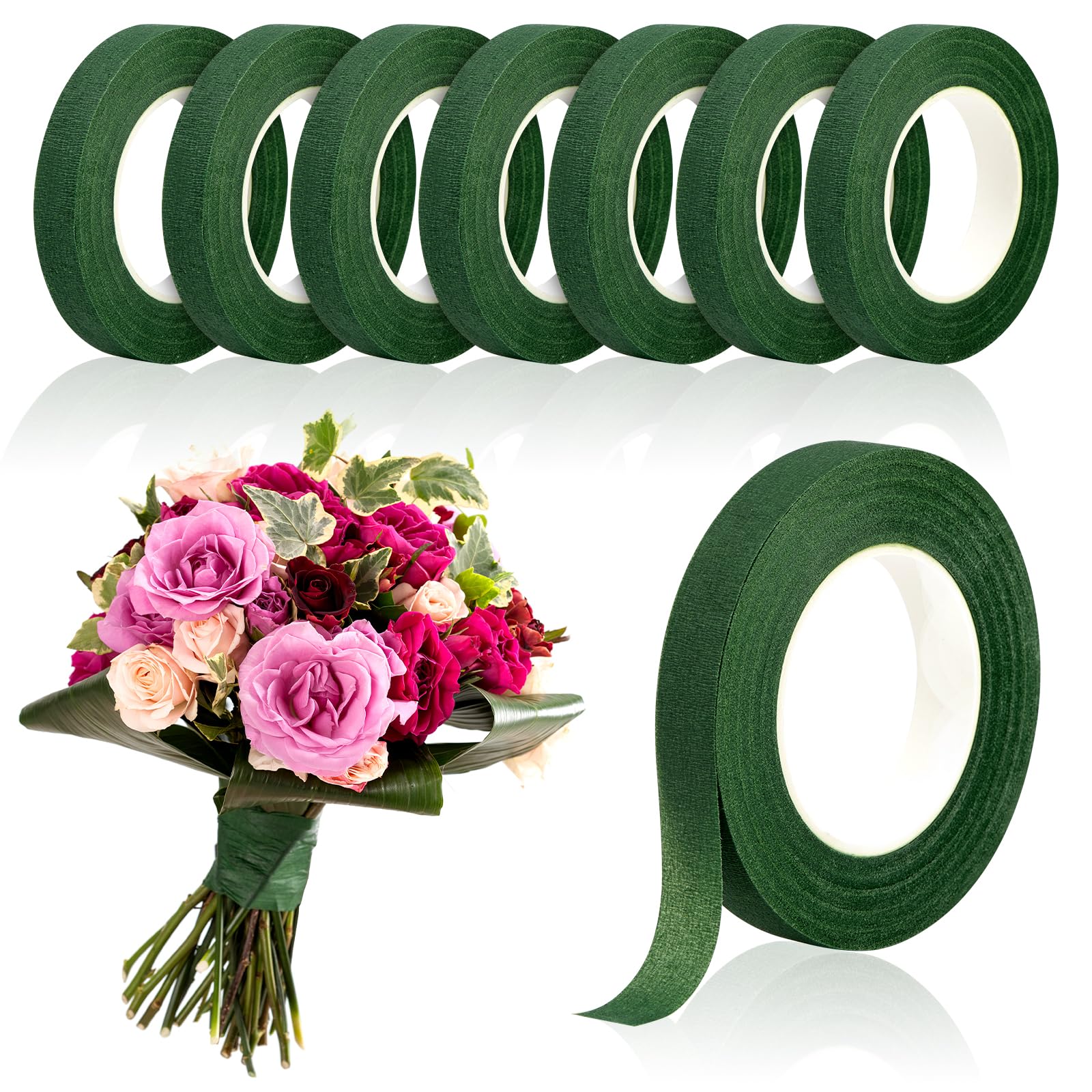 Supply For Florist - 20 ярдов зеленой ленты для букетов,