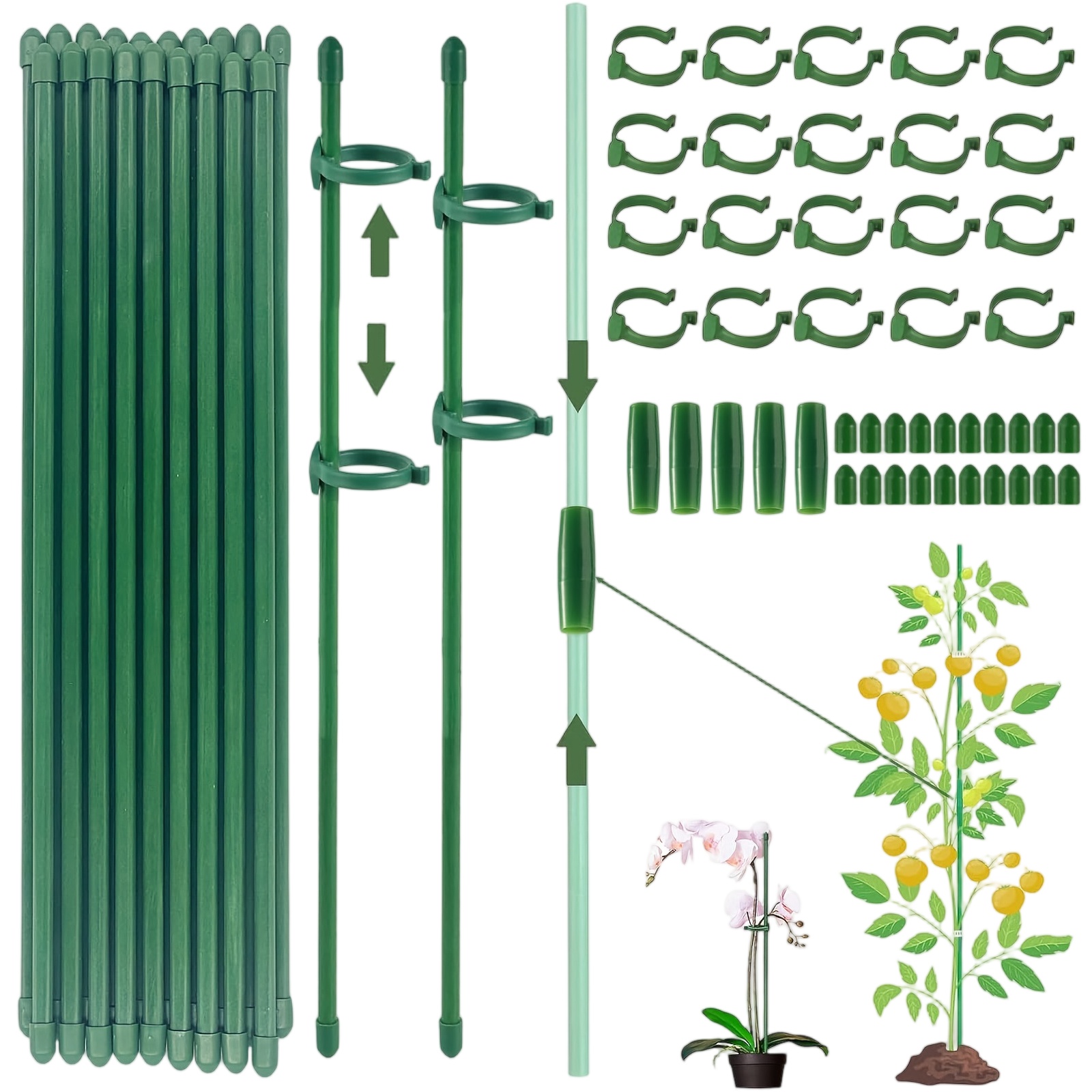 Florist Supply Bulk - Опоры для растений: регулируемые садовые колышки