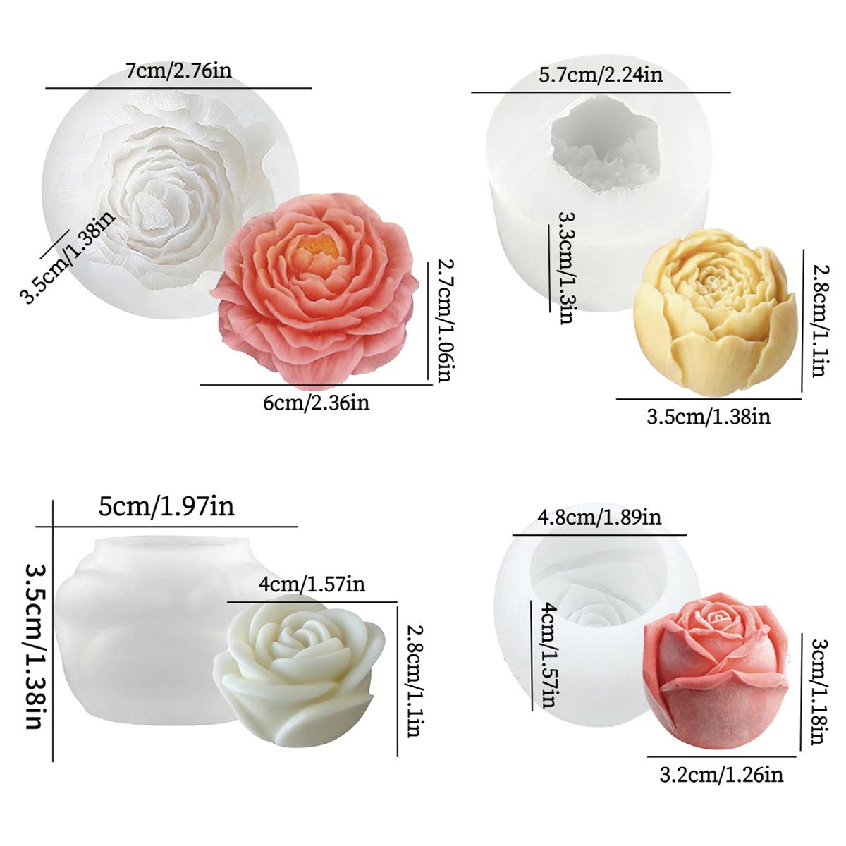 Florist Supply Bulk - Набор из 4 форм для цветов