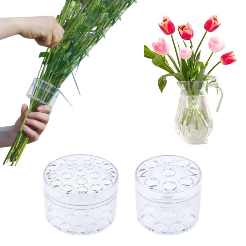 Florist Supply Bulk - Спиральный держатель для стебля, прочный прозрачный