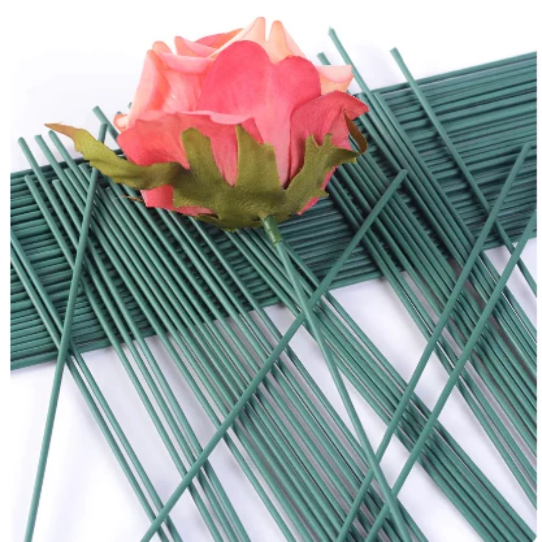 50 шт. зеленых проволочных сте – обзор и цена Wire Stem Florist