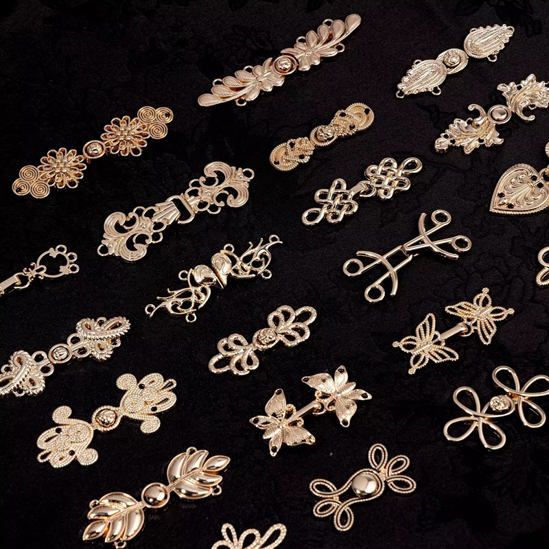 5 шт., металлическая пуговица  – обзор и цена Flower Frog Pin