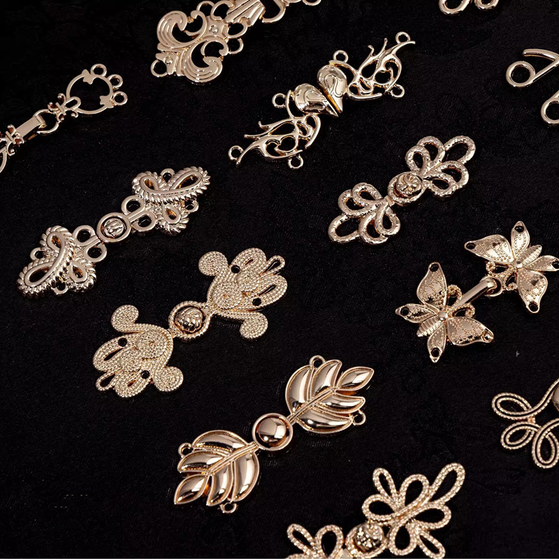5 шт., металлическая пуговица  – обзор и цена Flower Frog Pin