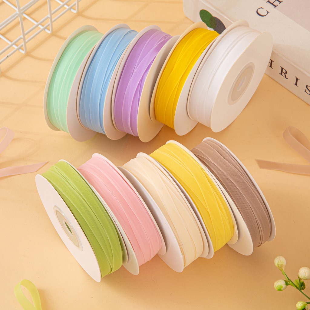 25 ярдов/рулон, 6 мм, двусторо – обзор и цена Ribbon Organza Roll