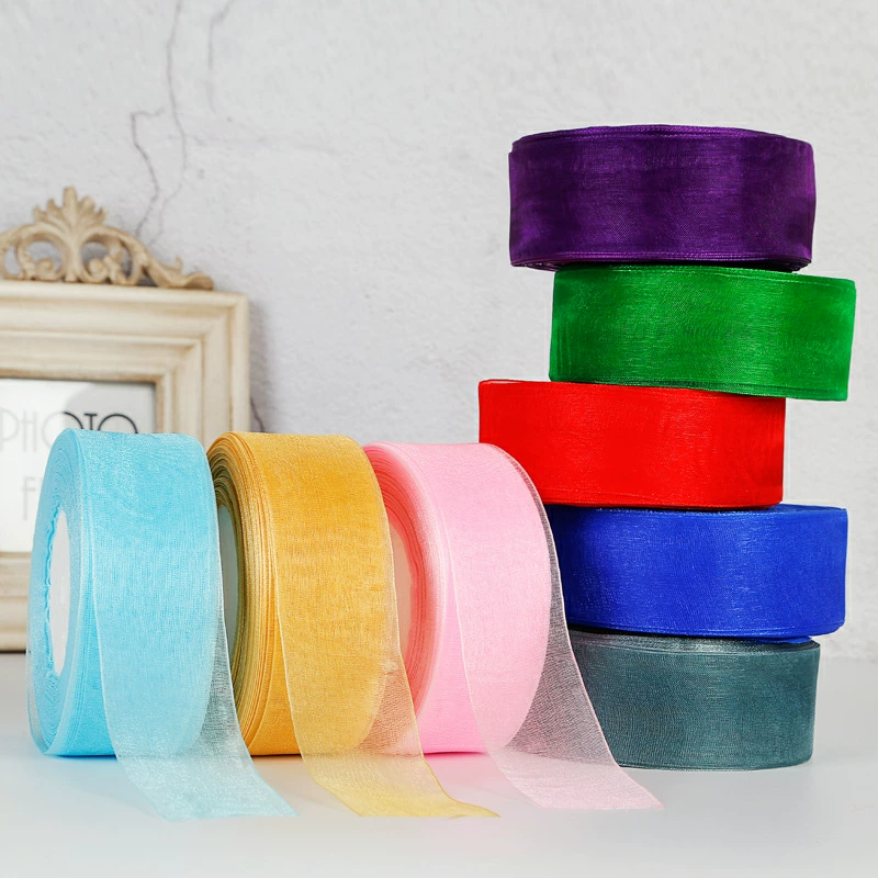 4 см шифоновая лента из органз – обзор и цена Ribbon Organza Roll