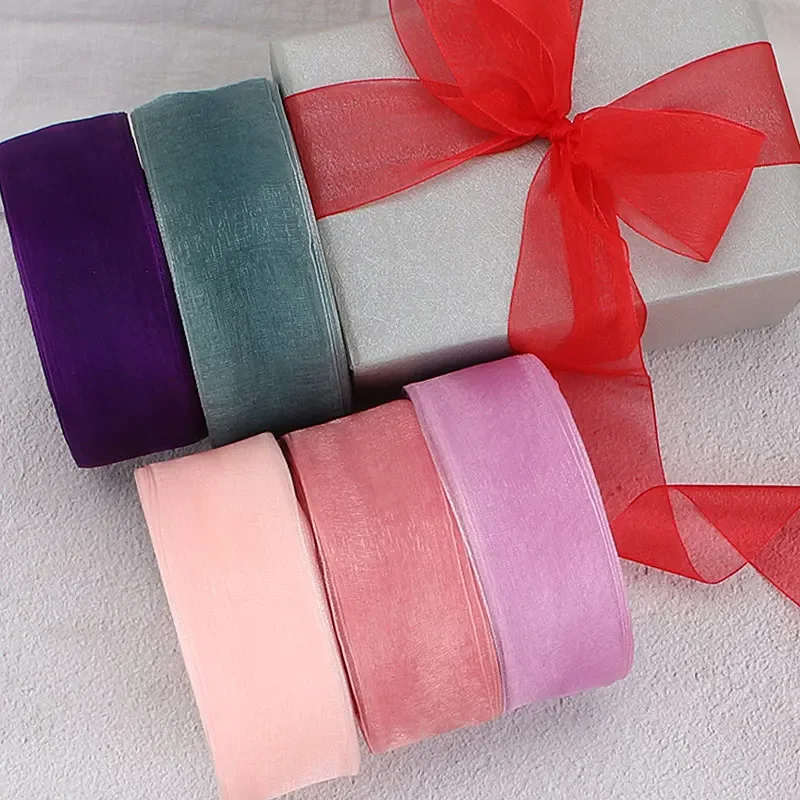 4 см шифоновая лента из органз – обзор и цена Ribbon Organza Roll
