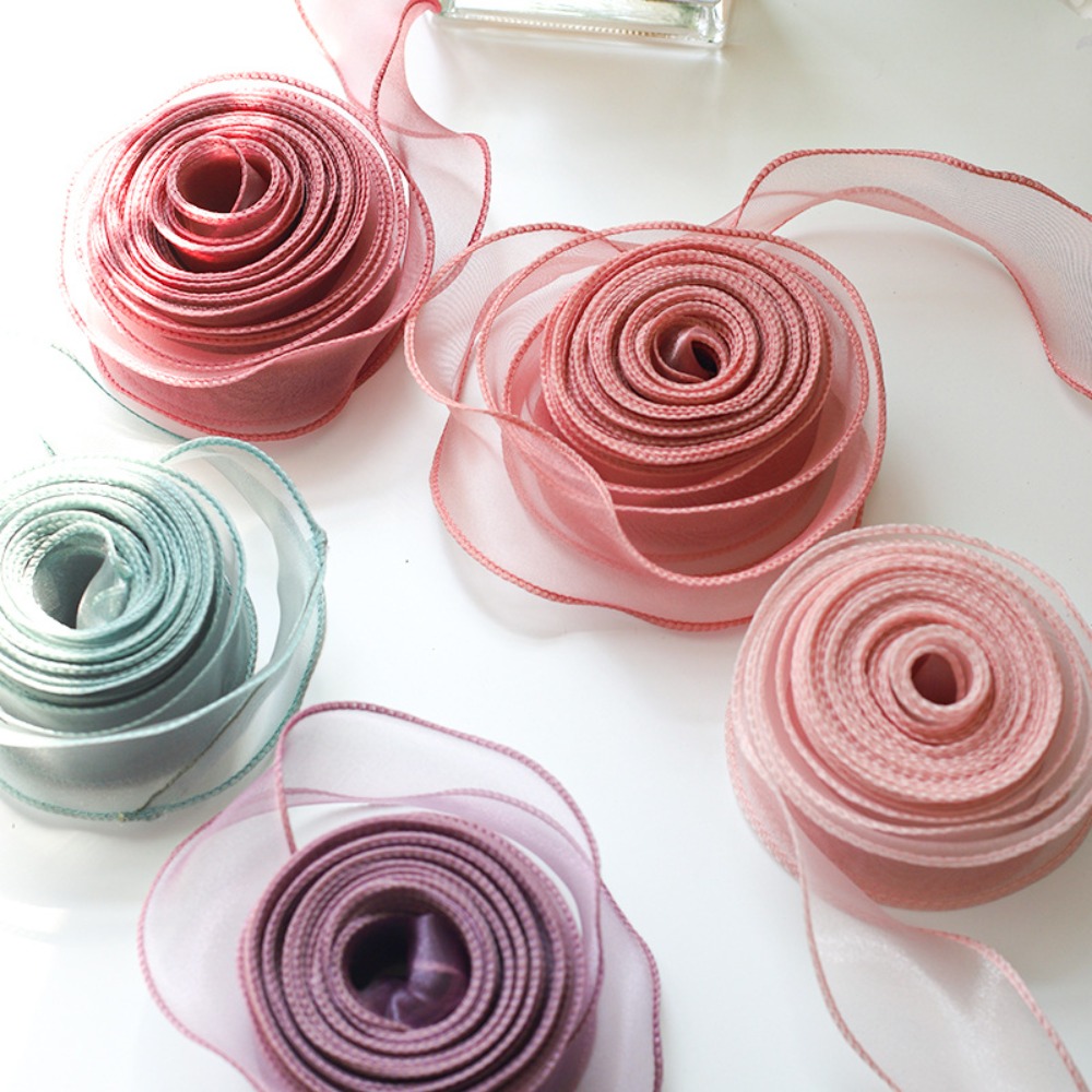 40 мм, 10 ярдов, рулон атласно – обзор и цена Ribbon Organza Roll
