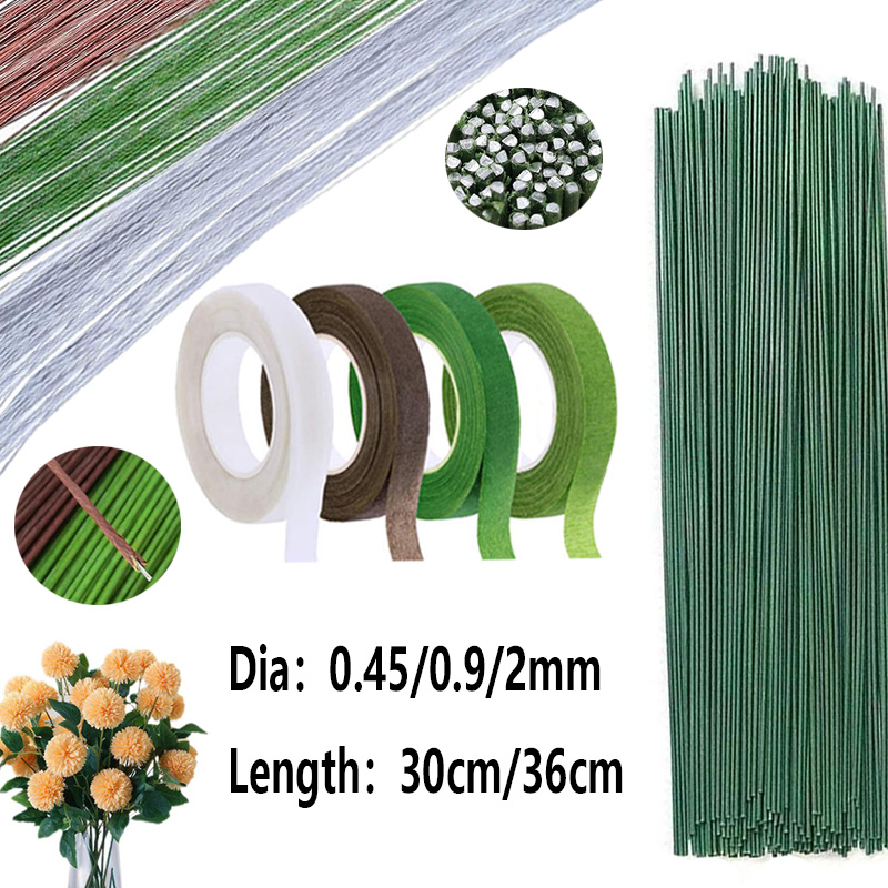 22/20 Калибр Светло-зеленые цв – обзор и цена Wire Stem Florist