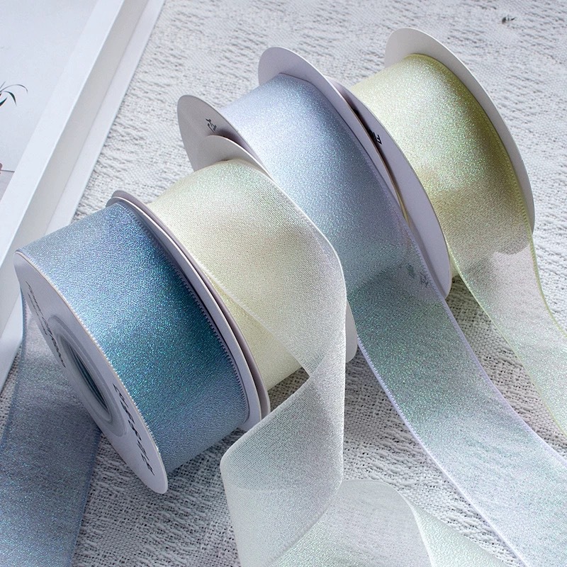 10 ярдов рулона 4 см цветная л – обзор и цена Ribbon Organza Roll