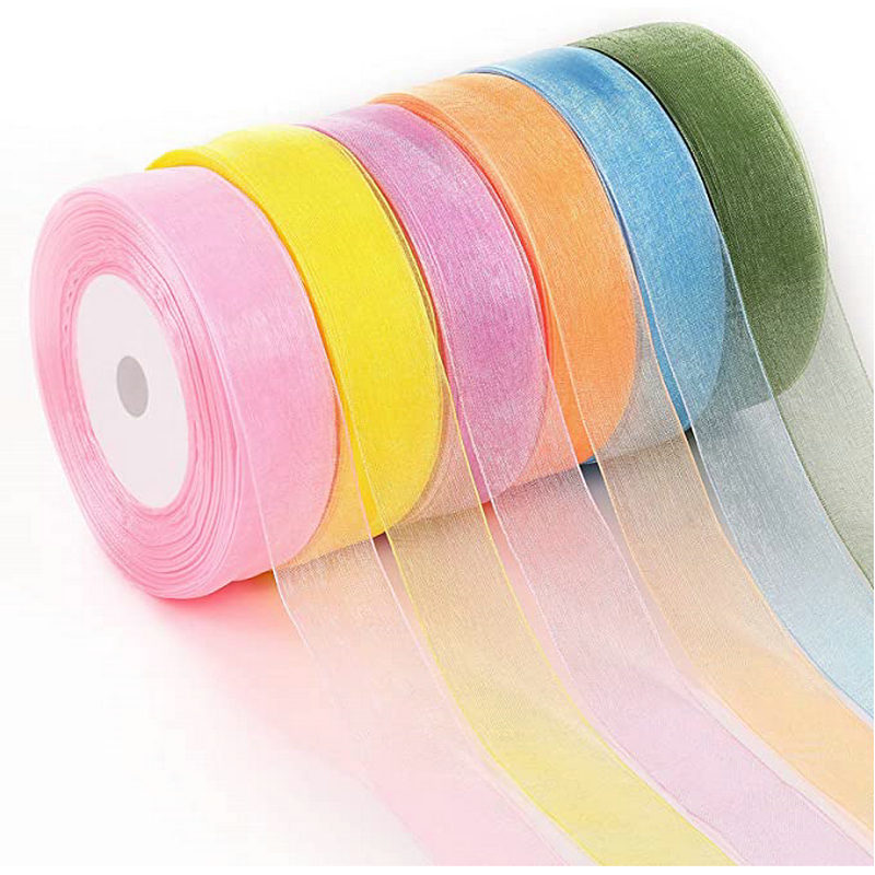 Лента из органзы, 45 м/рулон,  – обзор и цена Ribbon Organza Roll