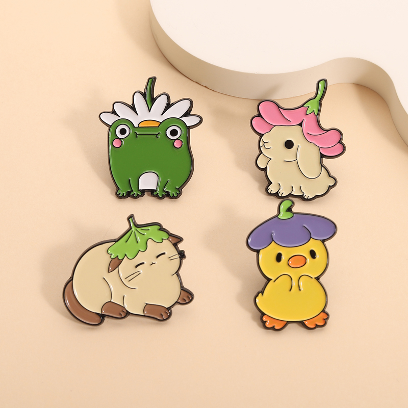 Цветы лист шляпа эмалированные – обзор и цена Flower Frog Pin