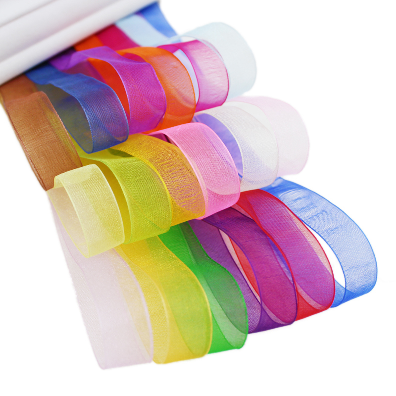 (50 ярдов/рулон) Оптовая прода – обзор и цена Ribbon Organza Roll